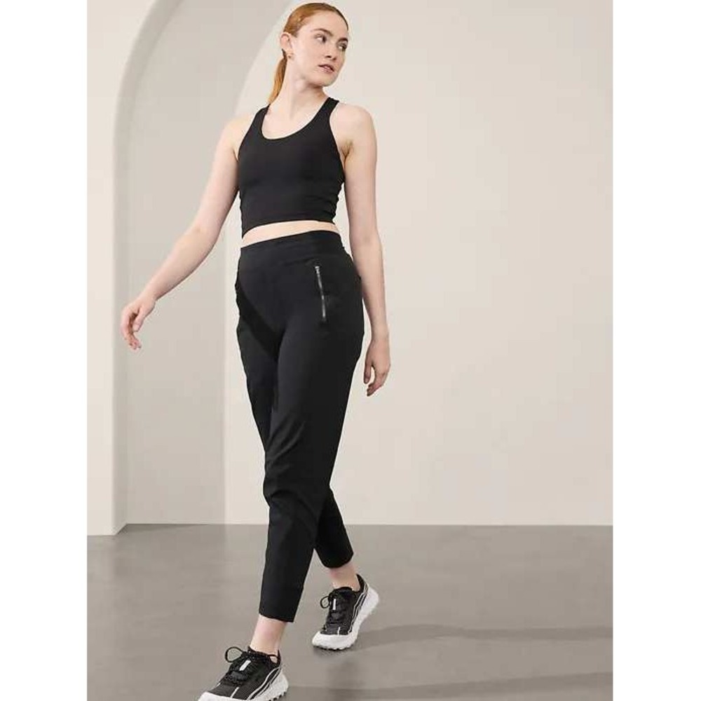 Athleta Trekkie North Jogger Black Hiking Pants 405726-00 Tall 10T
